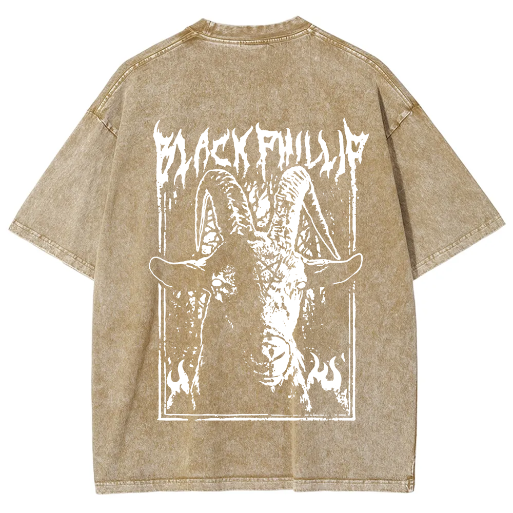 Unisex Vintage Washed The Witch Black Phillip T-Shirt