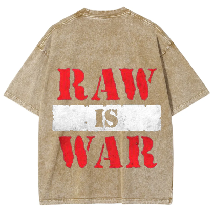 Wrestling WWE Raw Vintage Washed T-Shirt