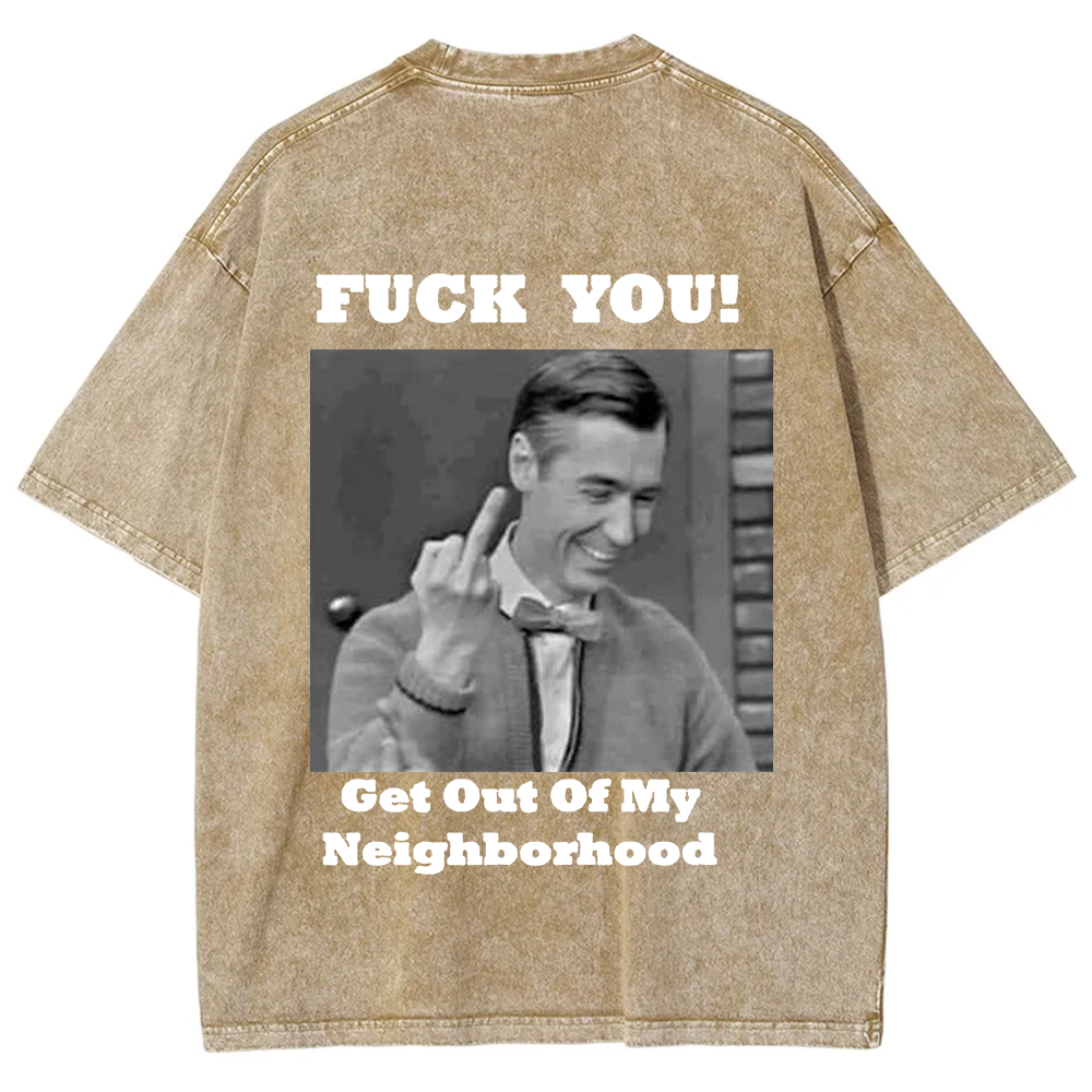 Fuck You Print Casual T-Shirt