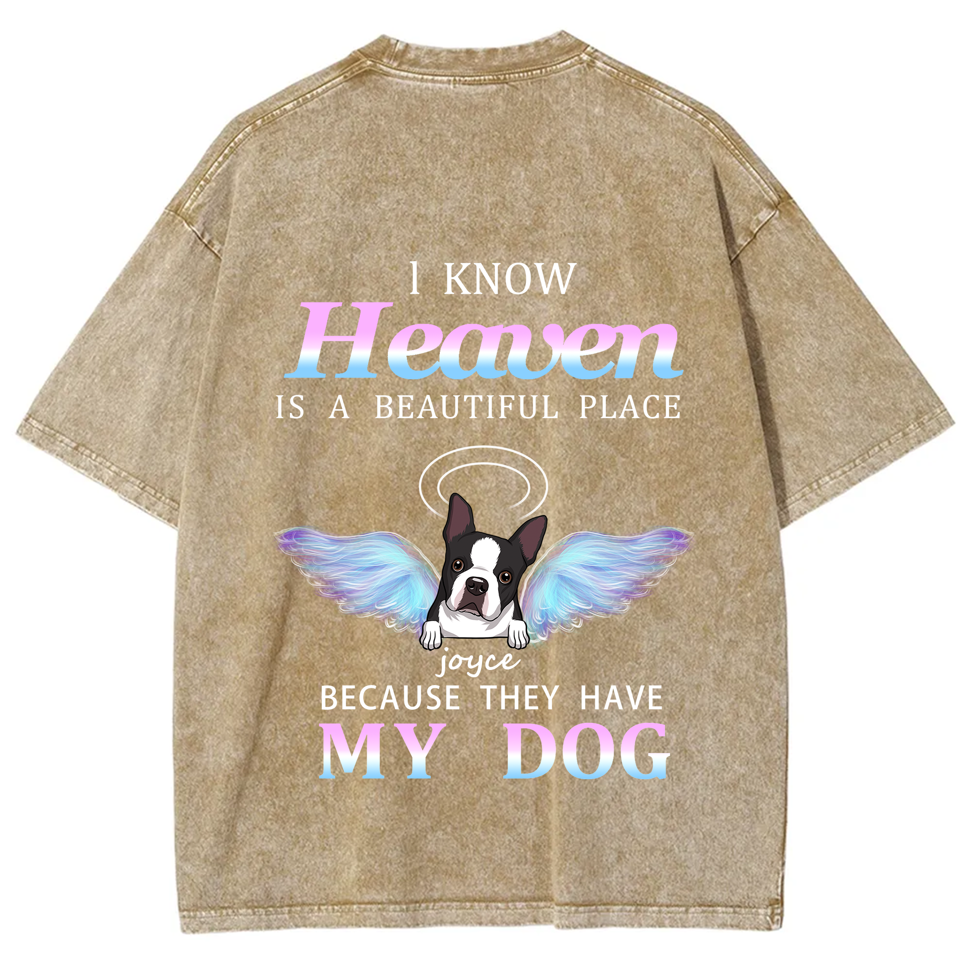 Heaven Is A Beautiful Place - Personalized Custom Unisex T-shirt