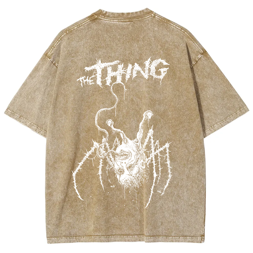 Unisex Horror The thing Print T-Shirt