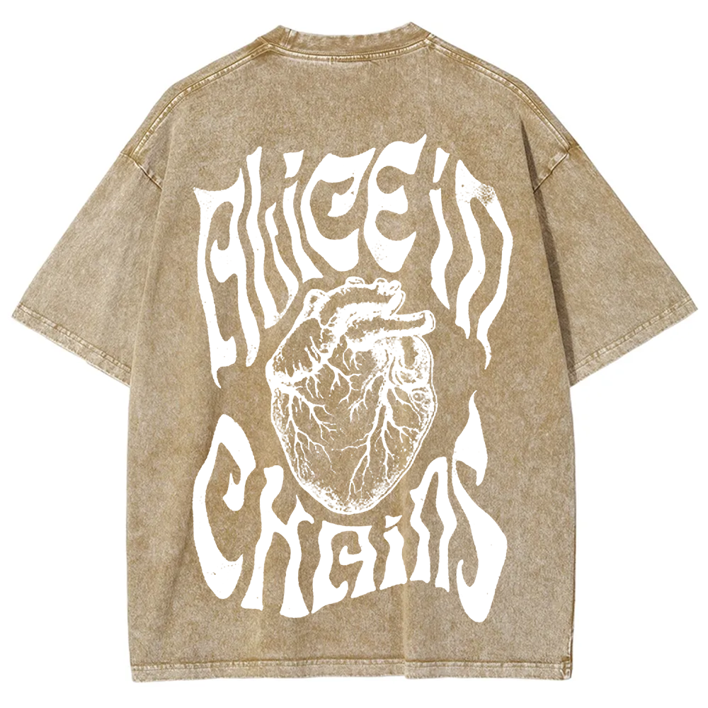 Unisex Vintage Washed Alice in Chains T-Shirt