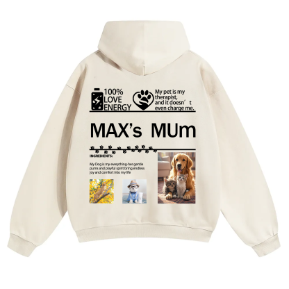 Pet Photo Creative Customized Unisex Hoodie