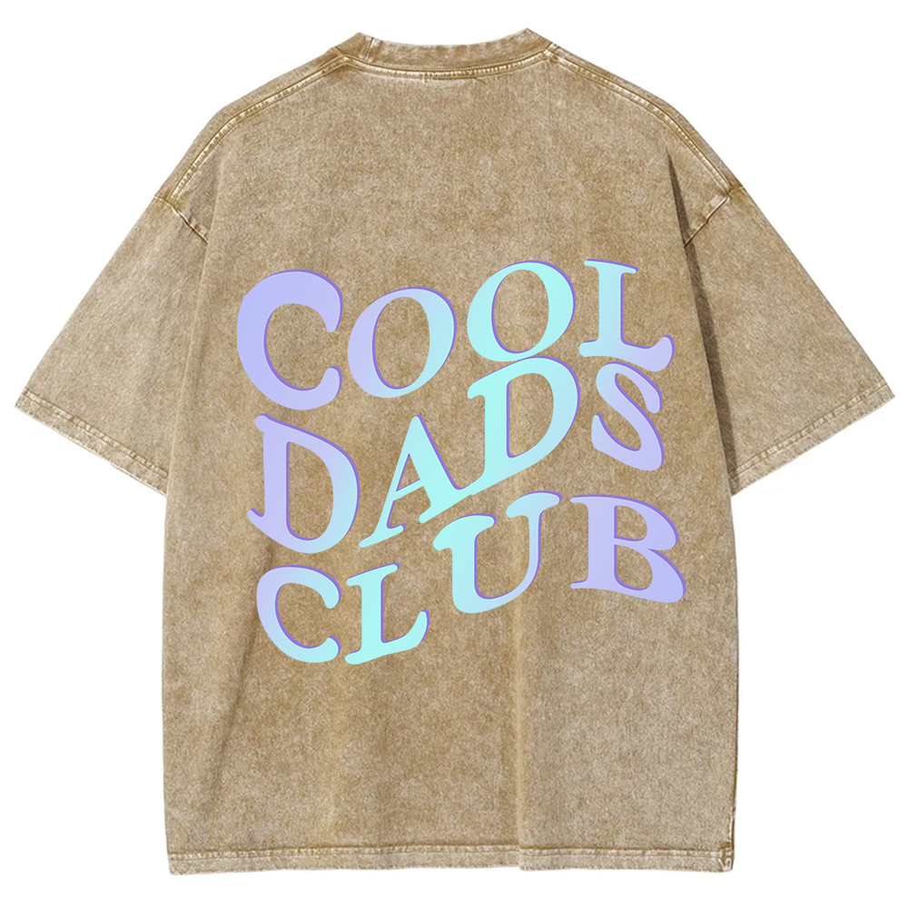 Cool Dads Club Snowflake Vintage Cotton T-Shirt