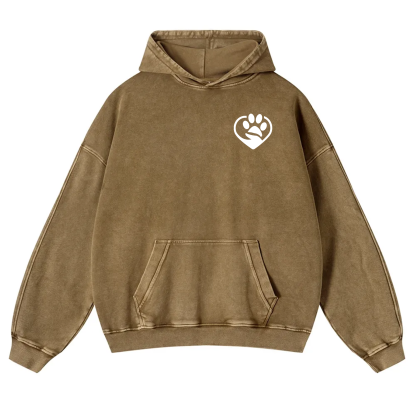 Pet Photo Creative Customized Unisex Washed Hoodie
