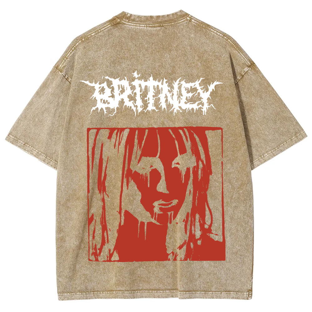 Britney Singer Washed t-Shirt