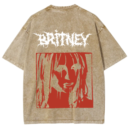 Britney Singer Washed t-Shirt