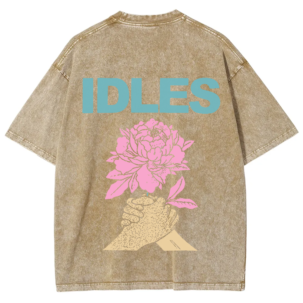  Idles Band Vintage Washed  t-Shirt