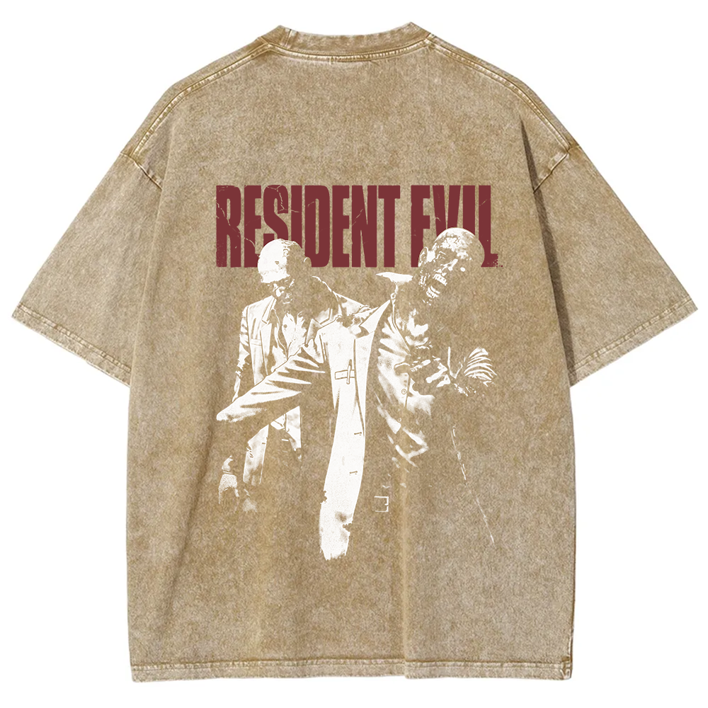 Unisex Vintage Washed Resident Evil Two Zeds t-Shirt