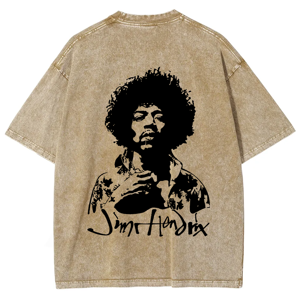The Jimi Hendrix Experience Band Casual Printed t-Shirt