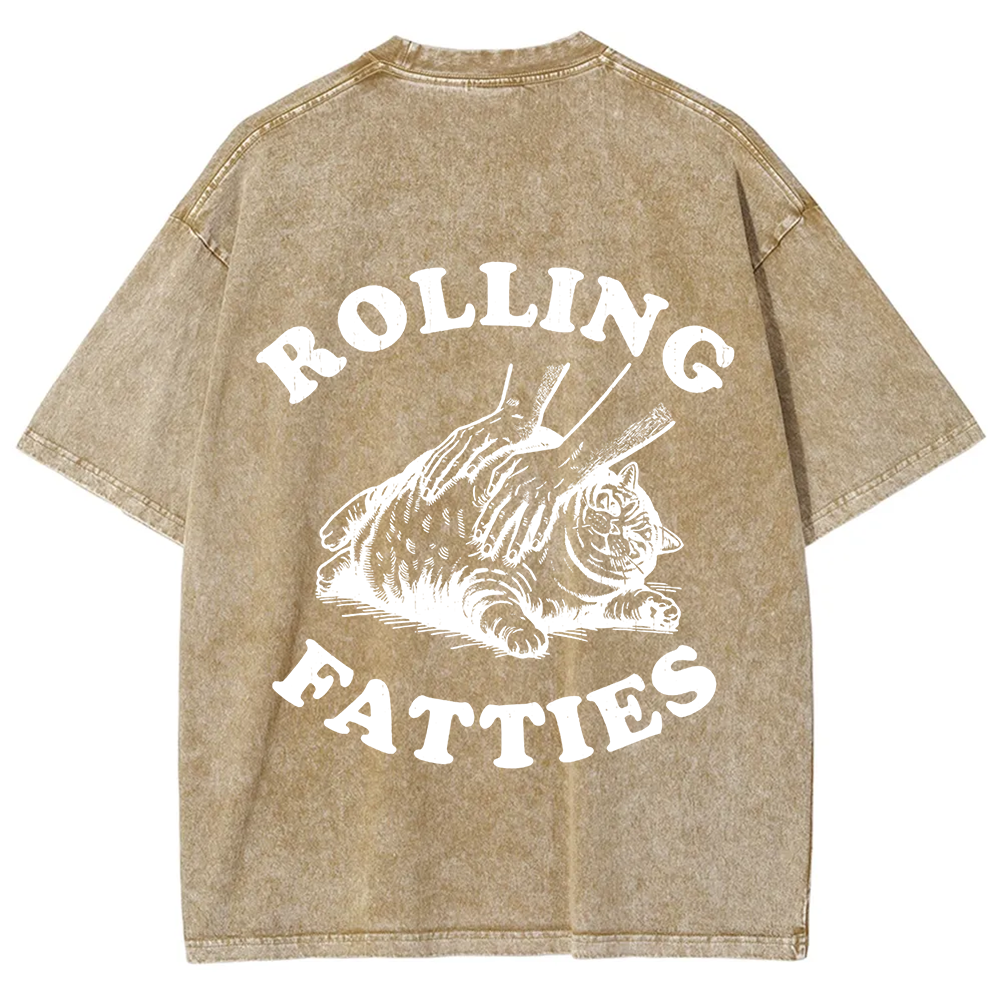 Unisex Rolling Fatties Print Classic t-Shirt
