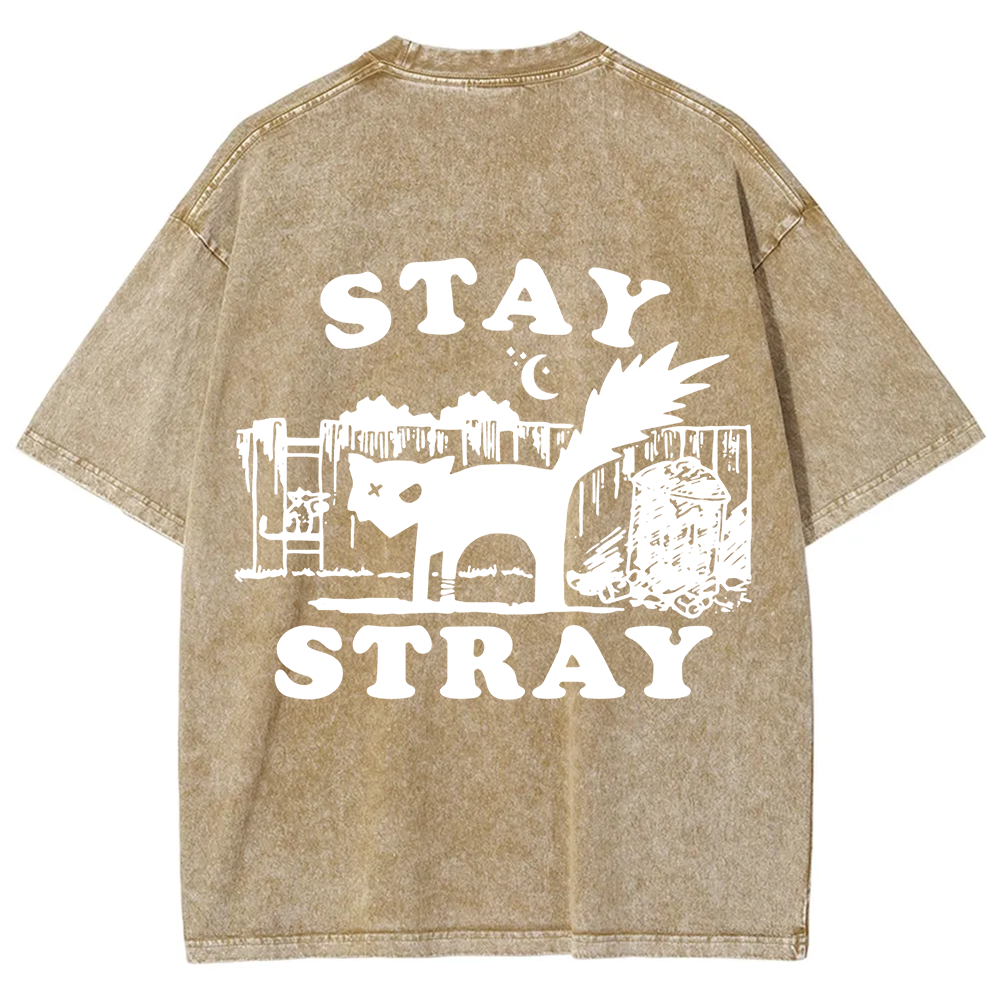 Stray Cat Funny Retro Graphic Unisex Classic t-Shirt
