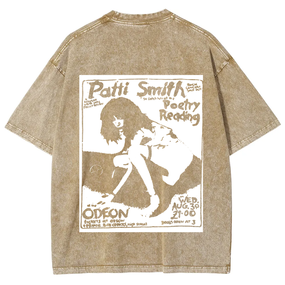 Patti Smith Celebrities Washed t-Shirt
