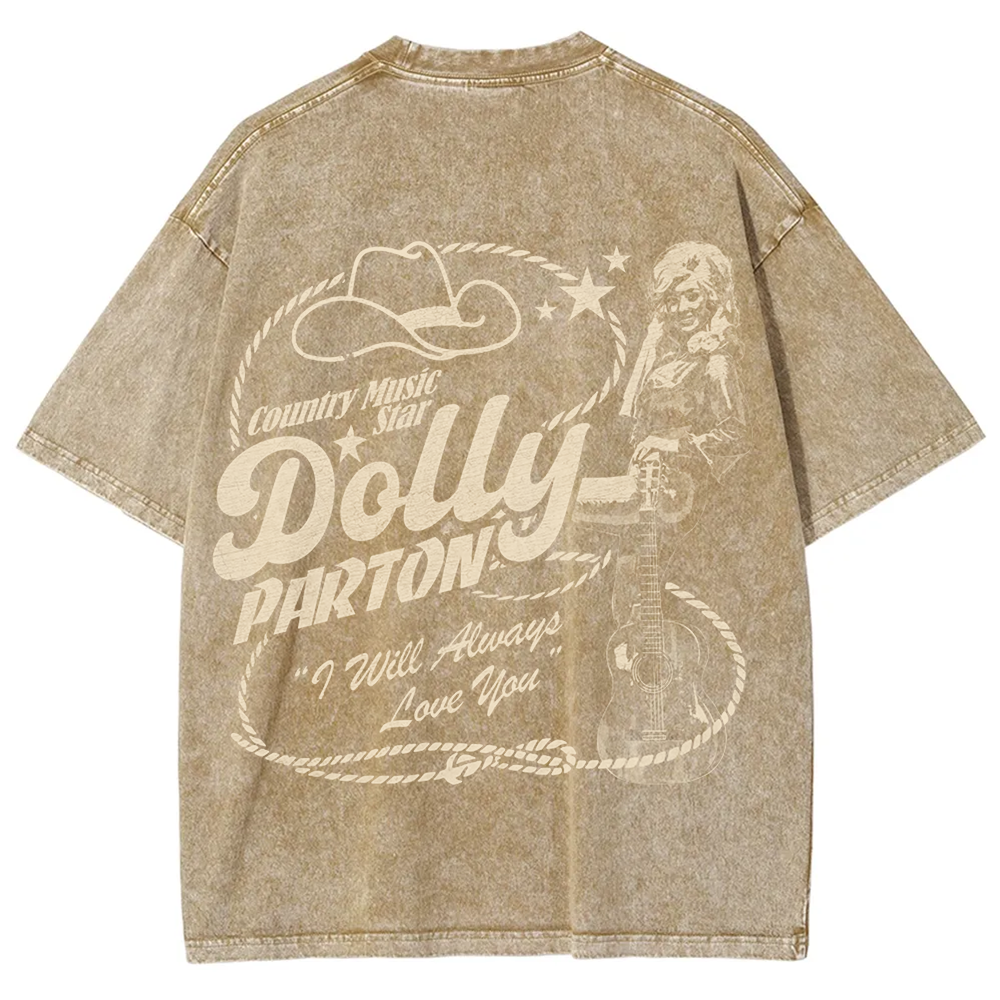Dolly Parton Singer Washed t-Shirt
