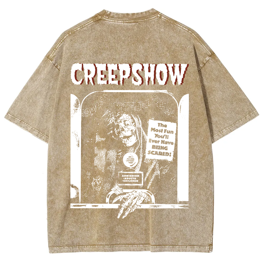 Unisex Washed  Creepshow Horror Movie t-Shirt