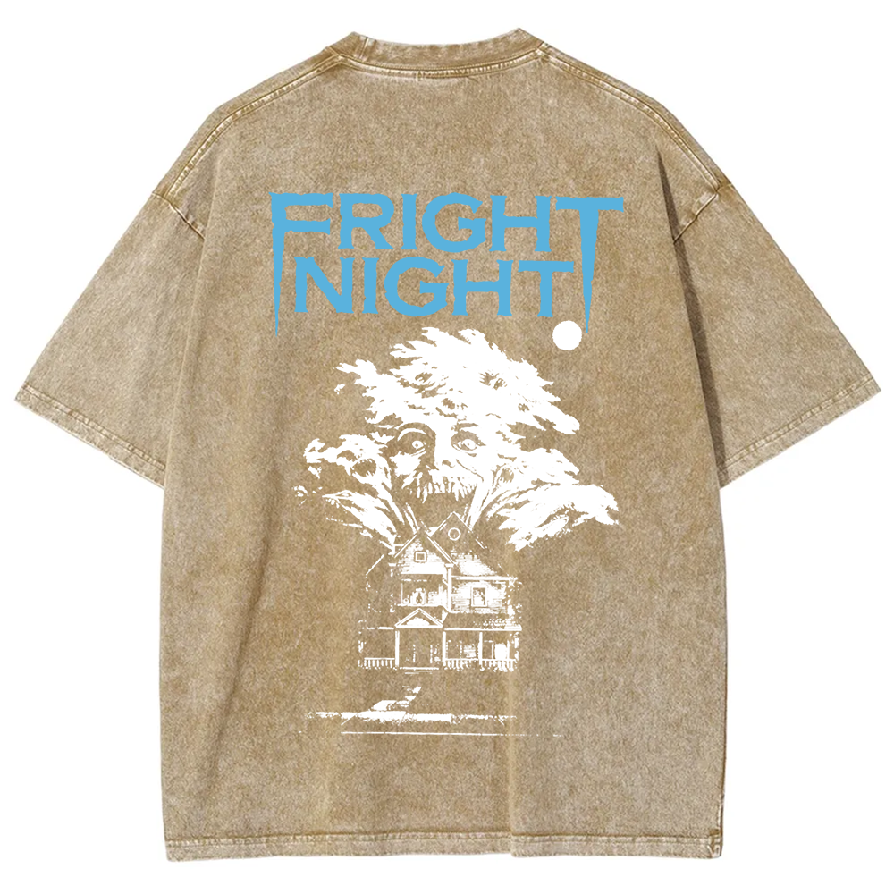 Unisex Vintage Washed Fright Night t-Shirt