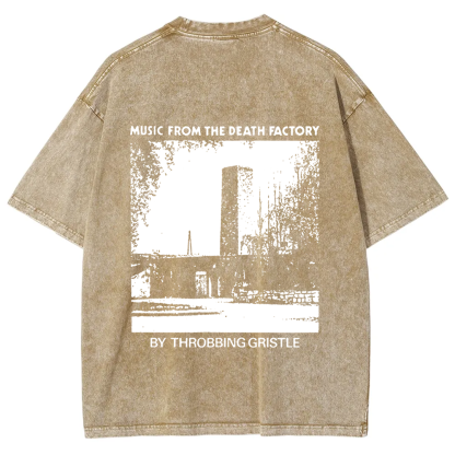 Music From The Death Factory - Throbbing Gristle Band t-Shirt