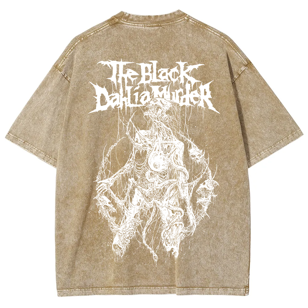 Unisex Vintage The Black Dahila Zombie t-Shirt