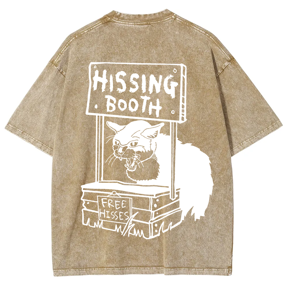 Unisex Cat pattern print t-Shirt