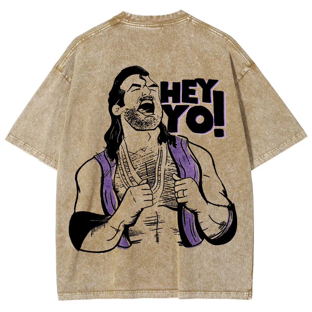 WWE Razor Ramon-Scott Hall HEY YO Casual Printed t-Shirt