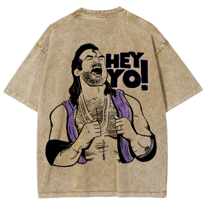 WWE Razor Ramon-Scott Hall HEY YO Casual Printed t-Shirt