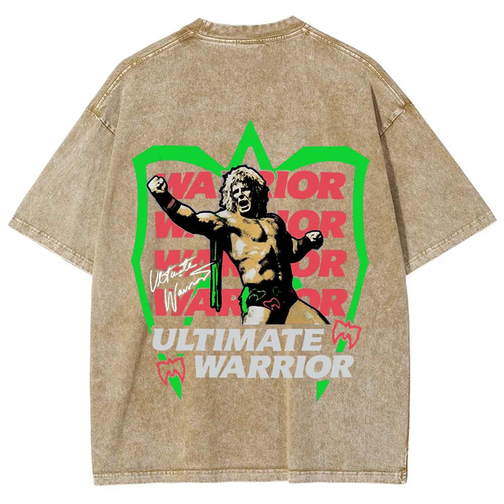 WWE Ultimate Warrior Wrestling Casual Printed t-Shirt