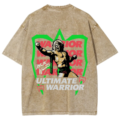 WWE Ultimate Warrior Wrestling Casual Printed t-Shirt