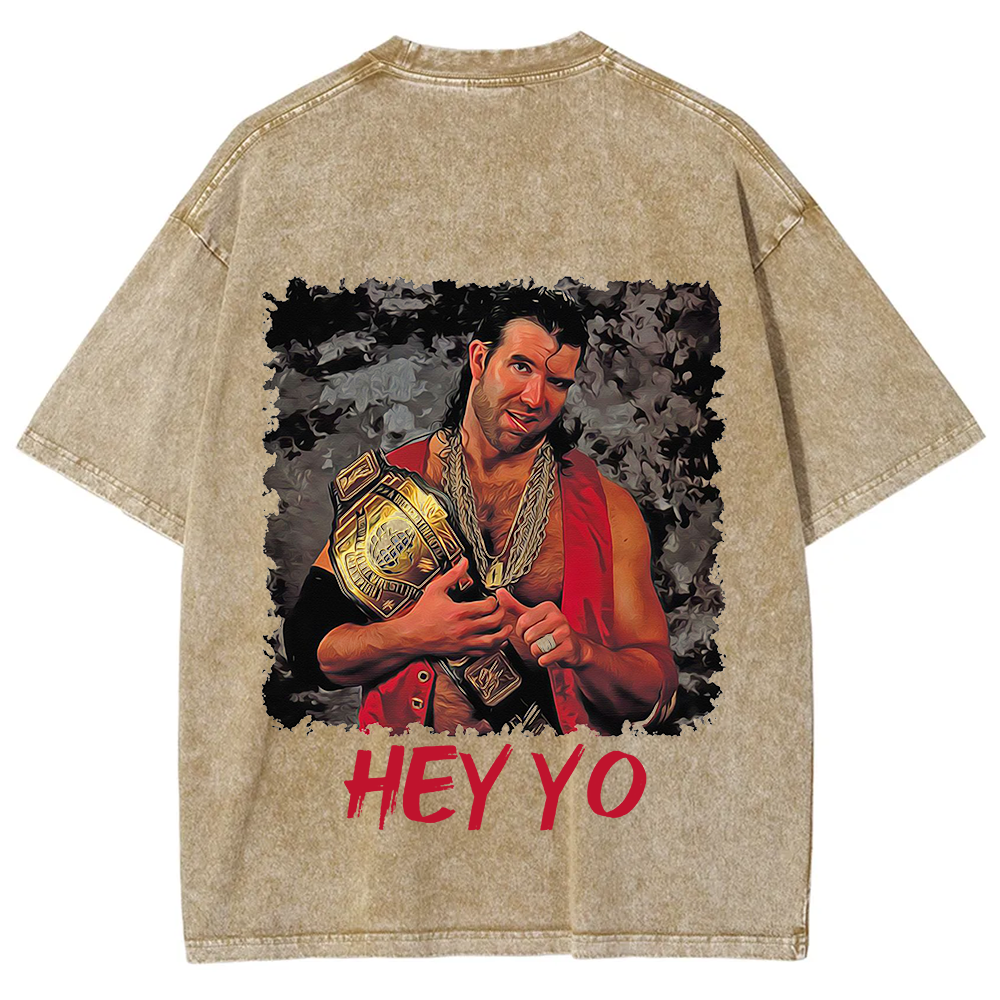 WWE Razor Ramon-Scott Hall HEY YO Casual Printed t-Shirt
