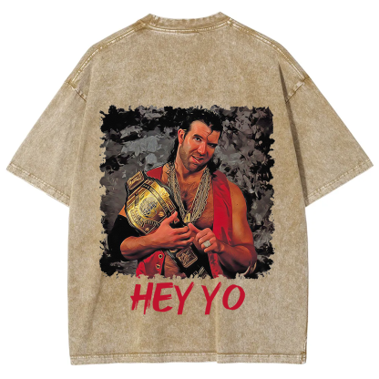 WWE Razor Ramon-Scott Hall HEY YO Casual Printed t-Shirt