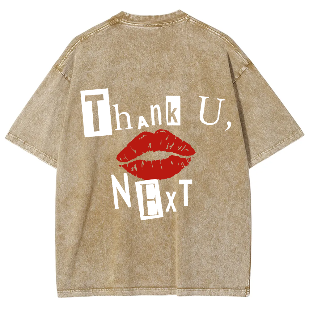 Unisex Vintage Washed Ariana Grande Singer t-Shirt