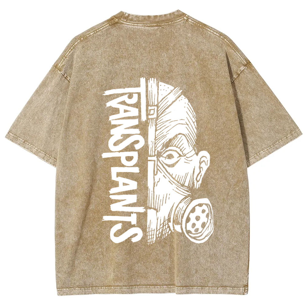 Unisex Vintage Washed Transplants Band t-Shirt