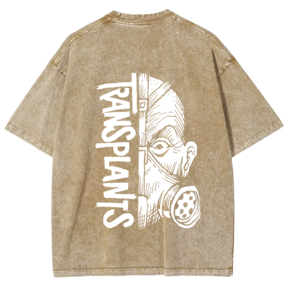 Unisex Vintage Washed Transplants Band t-Shirt