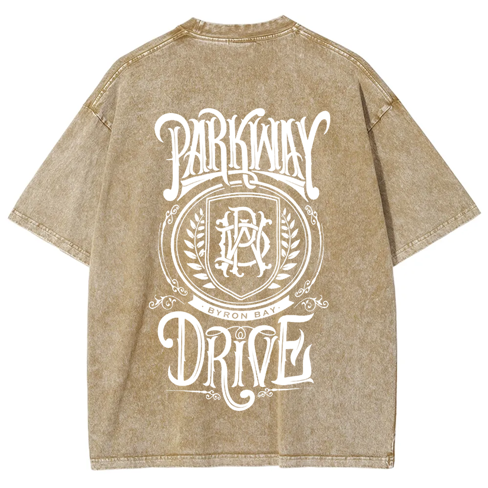 Unisex Vintage Washed  Parkway Drive Band t-Shirt