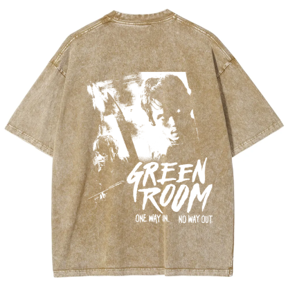 Unisex Vintage Washed  Green room horror movie 2015 t-Shirt