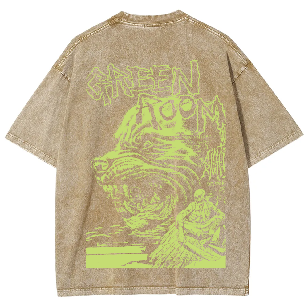 Unisex Vintage Washed  Green room horror movie 2015 t-Shirt