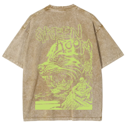 Unisex Vintage Washed  Green room horror movie 2015 t-Shirt