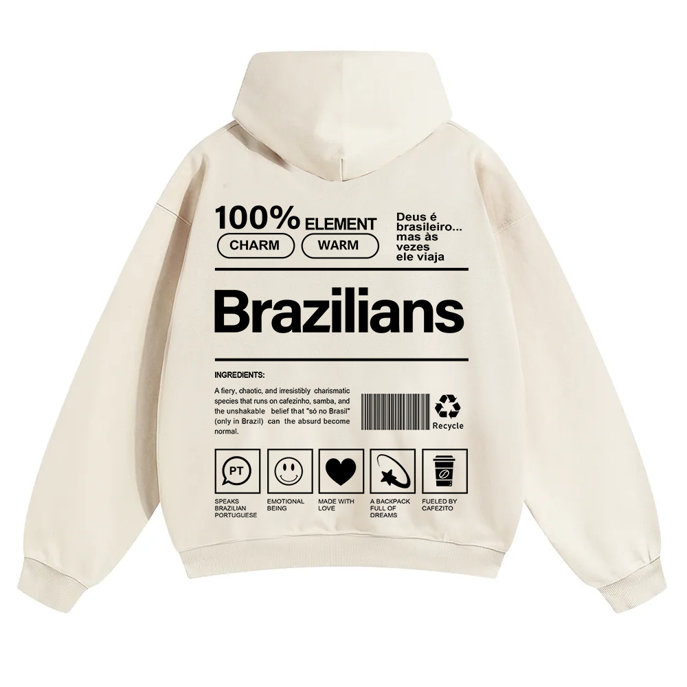 Brazilians Unisex Fit Color Hoodie wearishow