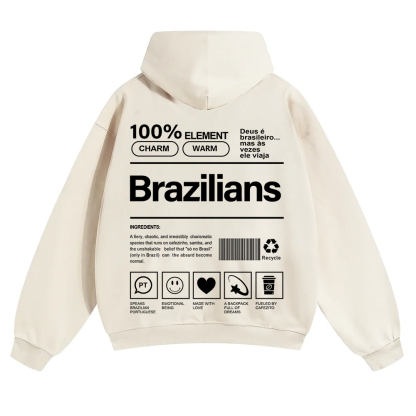 Brazilians Unisex Fit Color Hoodie wearishow