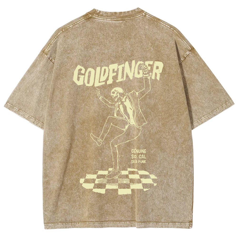 Unisex Vintage Goldfinger Band t-Shirt