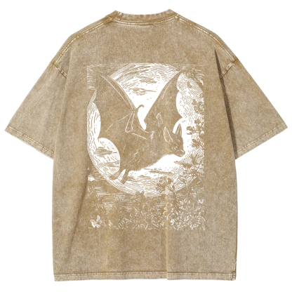 Unisex Vintage  Medieval Bat t-Shirt
