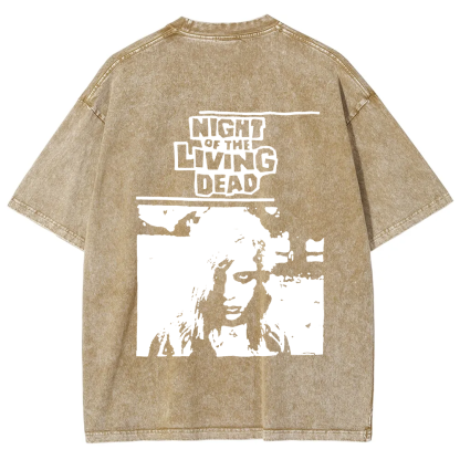 Unisex Vintage  Night of the living dead 1990 horror movie t-Shirt