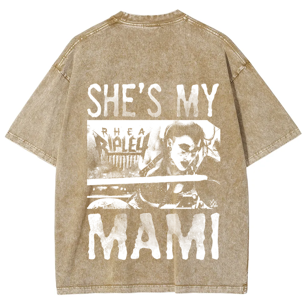 Unisex Vintage WWE Rhea Ripley "she is my mami " t-Shirt