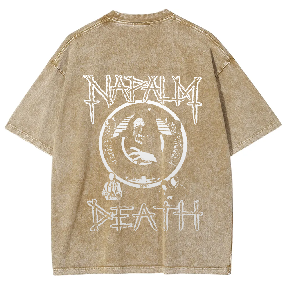 Unisex Vintage  Napalm Death Ban  t-Shirt