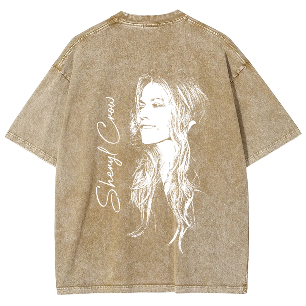 Unisex Vintage  Sheryl Crow Singer t-Shirt