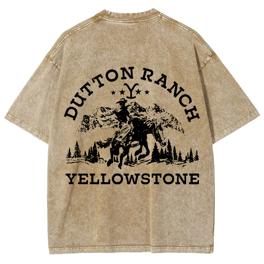 Unisex Vintage Yellowstone TV Series Casual Printed t-Shirt