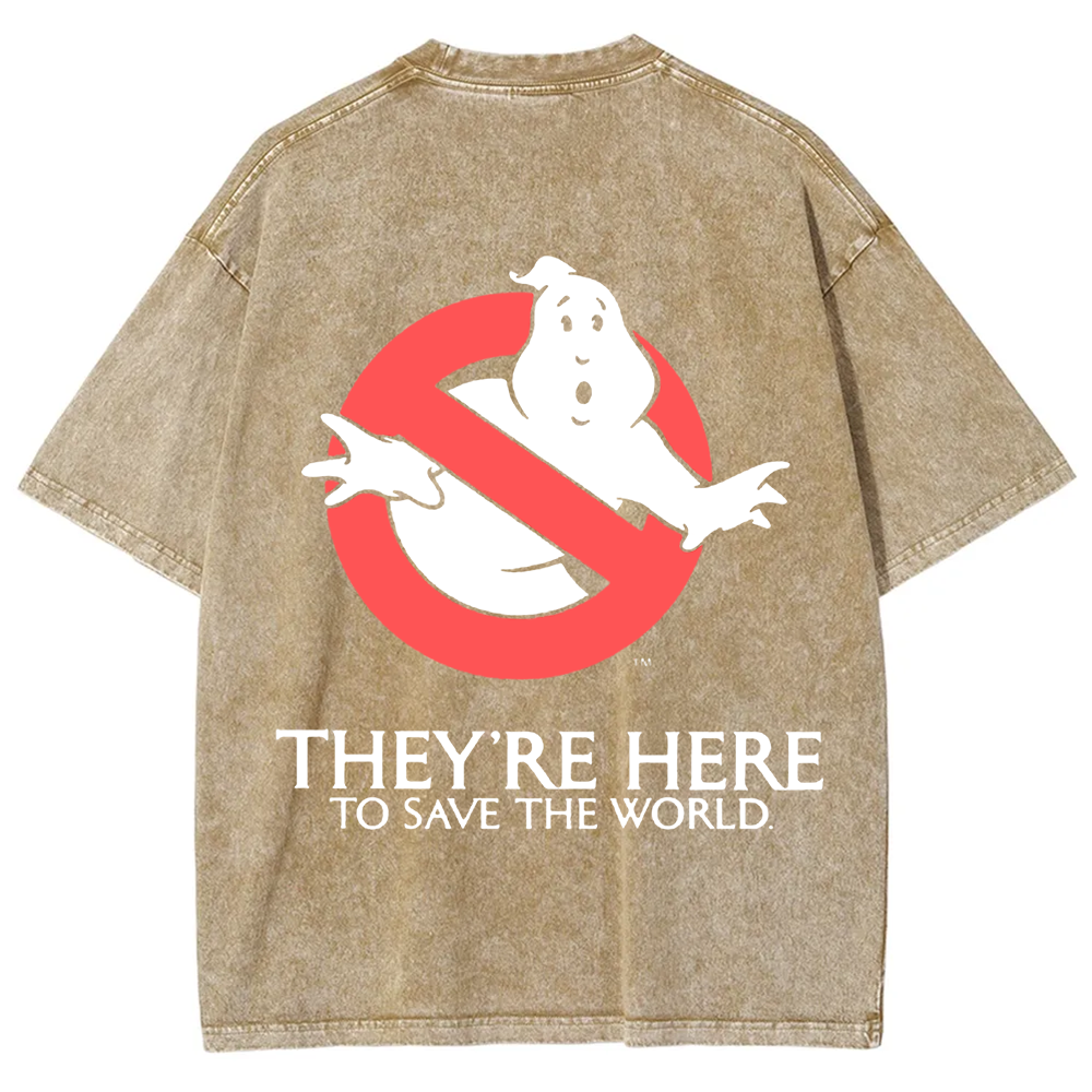 Unisex Vintage  Ghostbusters Horror Movie  t-Shirt