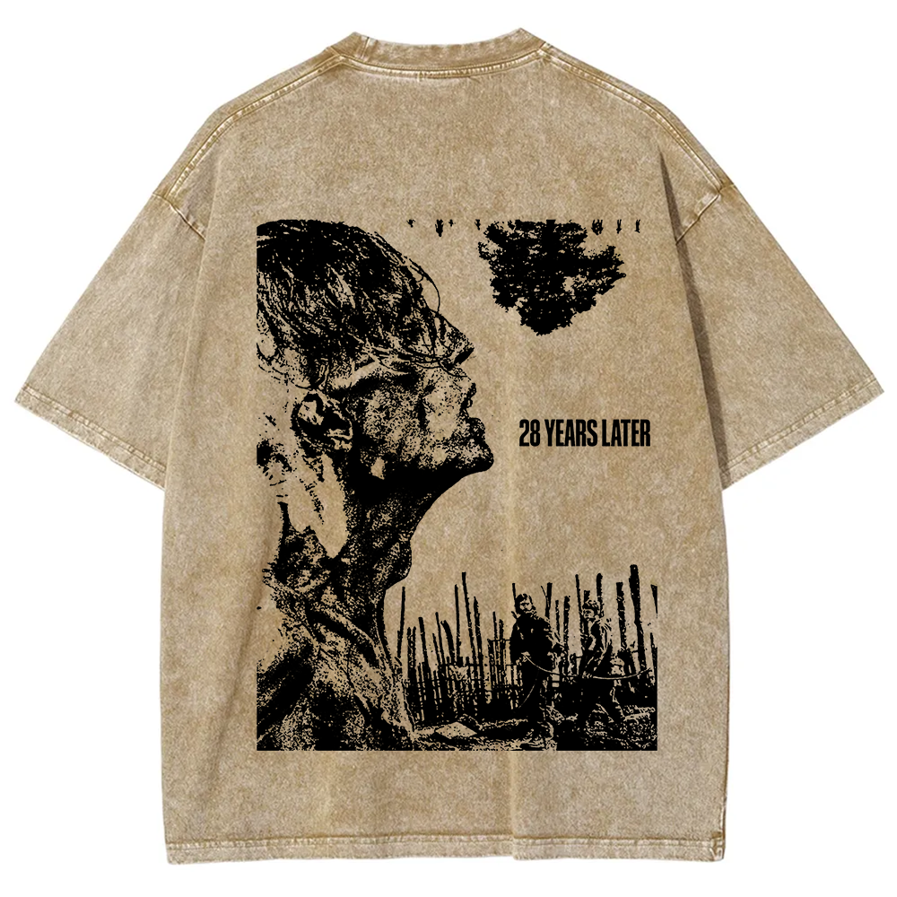 Unisex Vintage  28 years later horror movie 2025 t-Shirt
