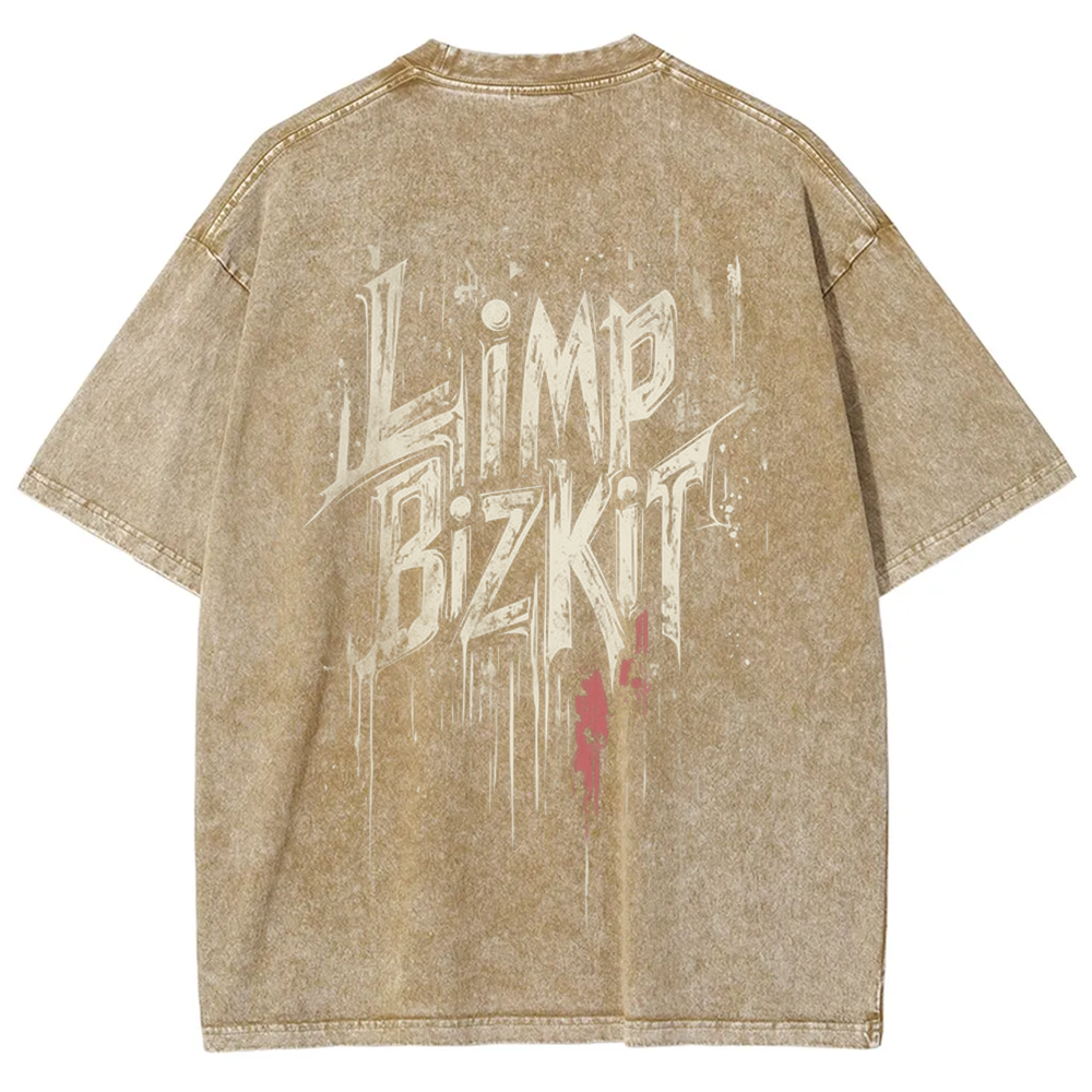 Unisex Vintage  Limp Bizkit Band  t-Shirt