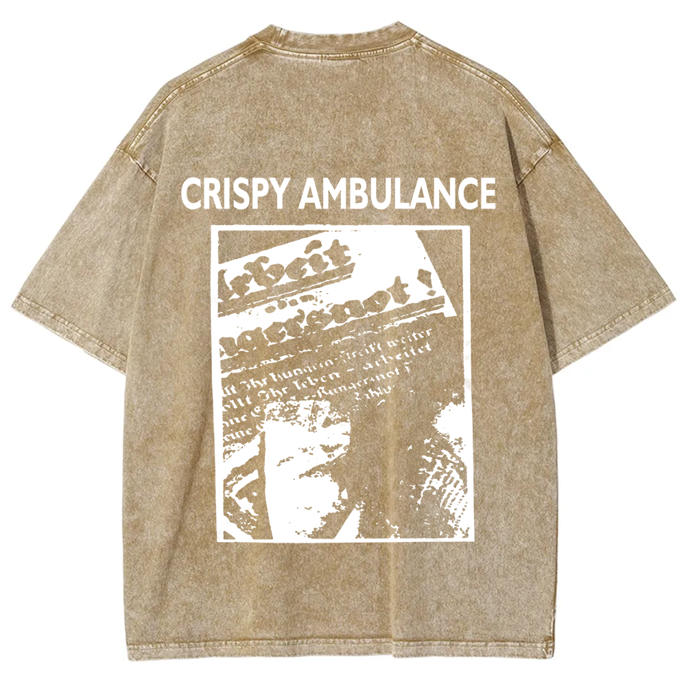 Unisex Vintage Crispy Ambulance Band t-Shirt