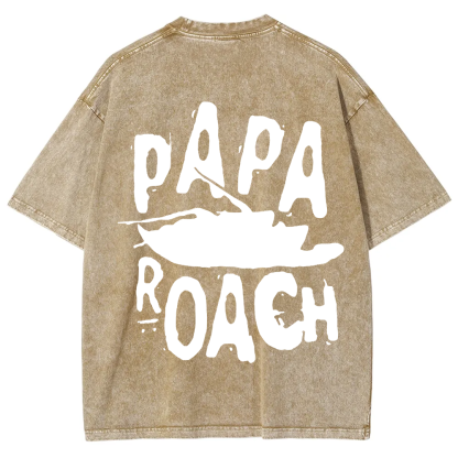Unisex Vintage Papa Roach Rock Band t-Shirt
